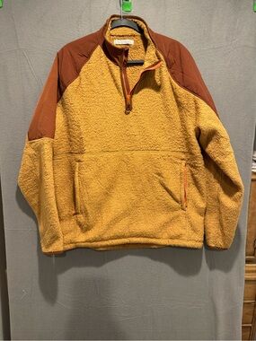 Outerknown Golden Mustard Sherpa Pullover